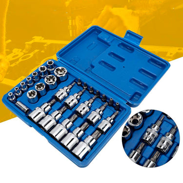 Juego De Puntas Y Copas Torx 30 Piezas